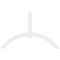 Ekena Millwork Archdale Architectural Grade PVC Gable Bracket, 96"W x 60"H x 2"D x 6"F, 15/12 Pitch GBP096X60X0206ARC00 - alternate 4